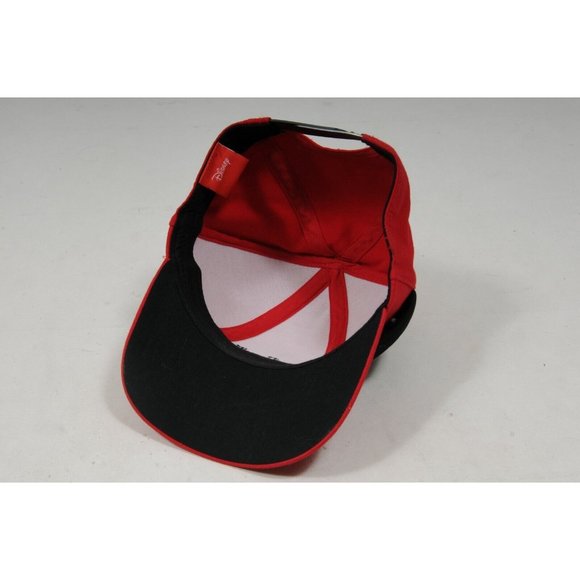 Disney Kid's Red Black Minnie Mouse Bow & Ears Adjustable Baseball Hat Cap - Picture 7 of 11